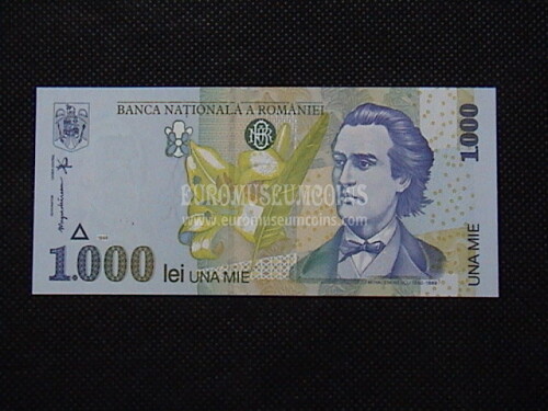1000 Lei Banconota emessa dalla Romania 1998