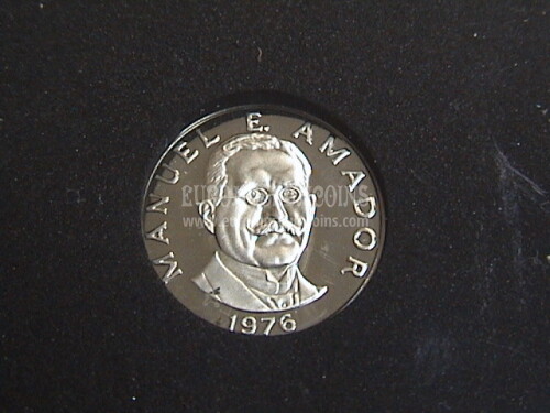 1976 Panama 10 centesimi di Balboa Manuel E. Amador 