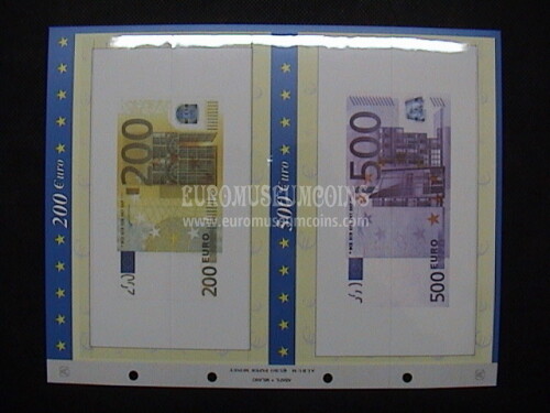 200 - 500 euro Paper Money foglio aggiornamento