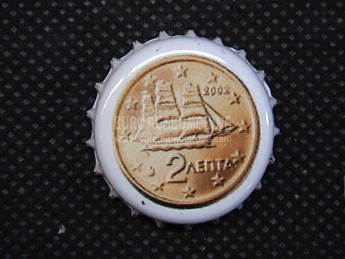 Valfrutta serie euro Grecia Tappo a Corona 2 cent