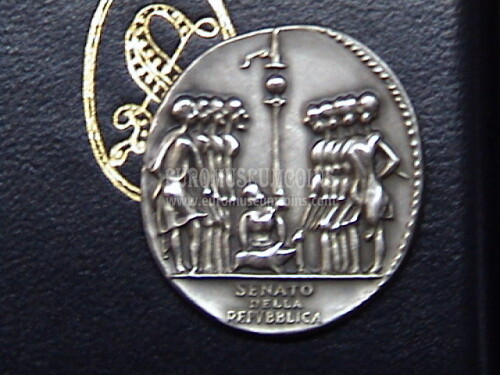 Senato della Repubblica Italiana medaglia in argento  