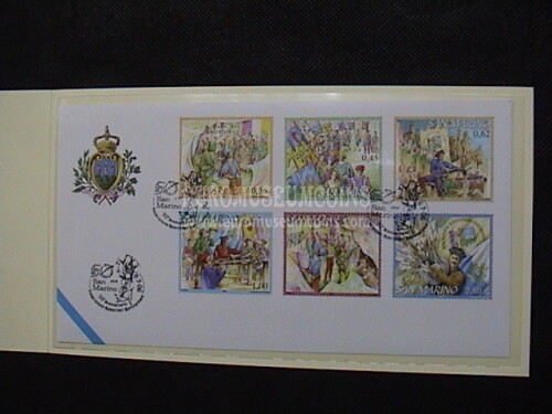 2006 San Marino Folder Corpo dei Balestrieri