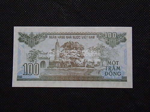 100 Dong Banconota emessa dal Vietnam 1991