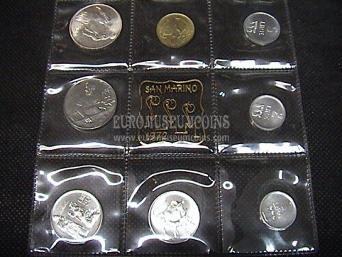 San Marino monete singole 1972