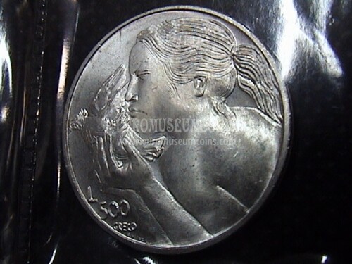1973 San Marino 500 Lire La Pace in argento