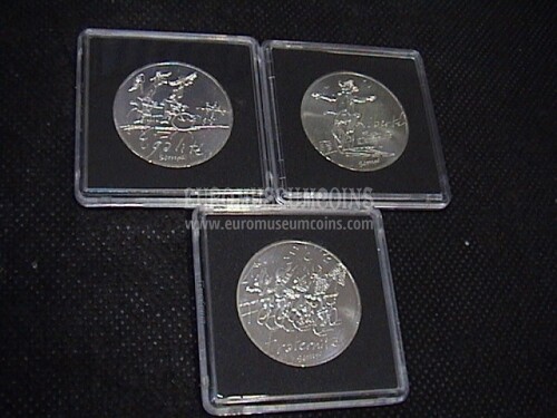 2014 Francia 3 monete da 10 Euro FDC in argento Estate