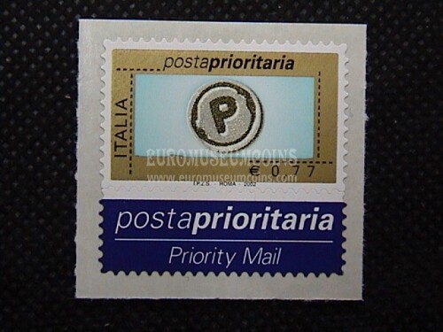 2002 Italia 0,77 euro francobollo Prioritario