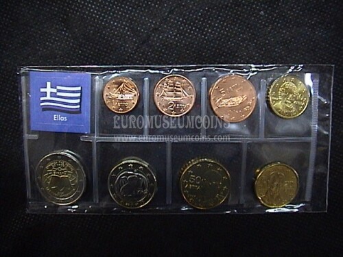2007 Grecia serie completa 8 monete euro UNC ( ToR )