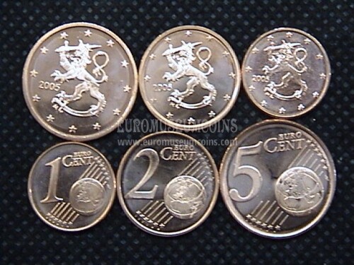 2005 tris centesimi di euro Finlandia 