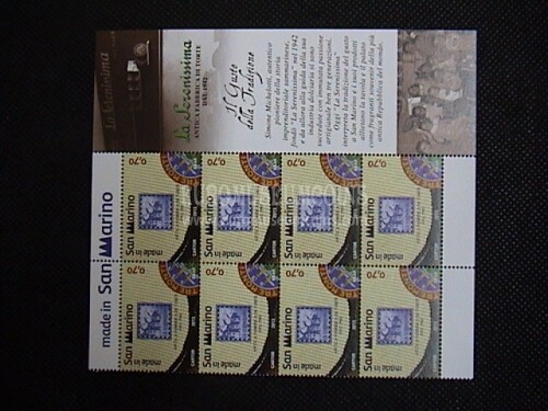 2013 LA SERENISSIMA 8 francobolli con bandella descrittiva
