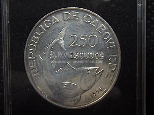 1976 Capo Verde 250 Escudos in argento