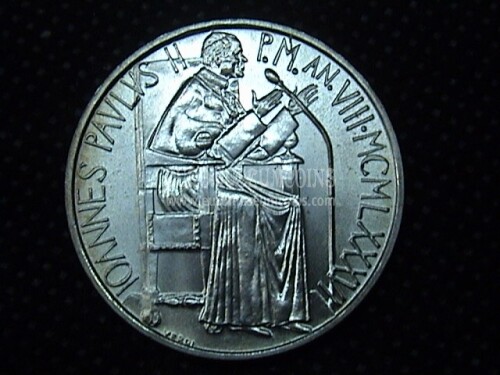 1986 Vaticano 1000 Lire Anno VIII in argento