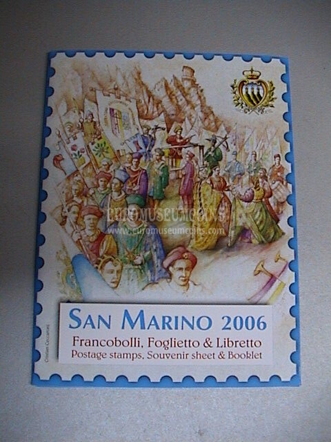 2006 FOLDER ANNUALE FRANCOBOLLI SAN MARINO