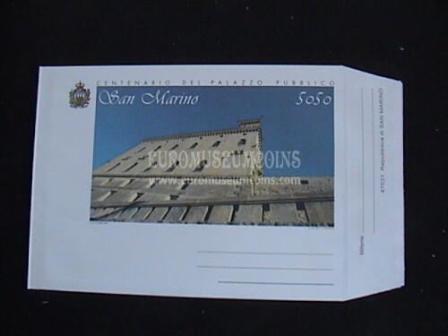 1994 San Marino Palazzo Pubblico Busta Postale