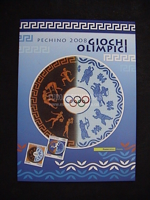 2008 Italia Folder Giochi Olimpici Pechino