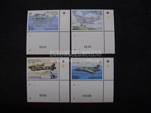 1998 Gibilterra serie francobolli : 80° R.A.F.