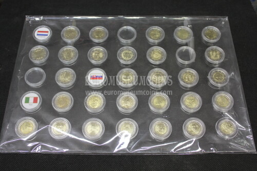 Lastra in plexiglass per 35 monete da 26 mm 