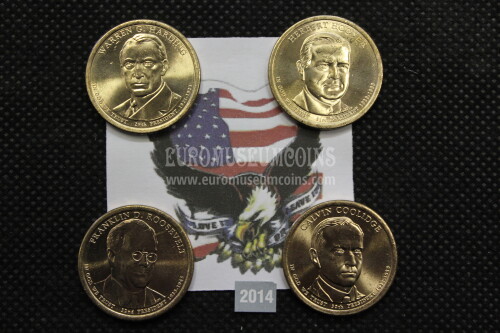 2014 Stati Uniti zecca P 4 dollari Presidenti