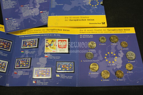2004 Germania 10 nuovi Stati dell'unione Europea confezione ufficiale Poste