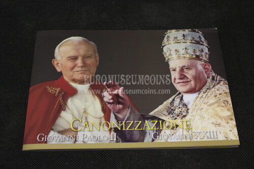 2014 Folder Canonizzazione Giovanni Paolo II e Giovanni XXIII