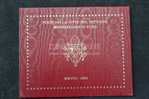 2008 Vaticano divisionale FDC in folder ufficiale