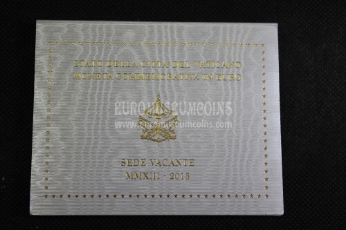 Vaticano 2013 Sede Vacante 2 euro FDC in folder ufficiale