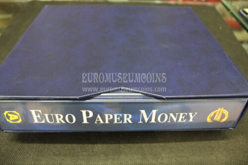 Album Euro Paper Money cartella con custodia e 8 fogli
