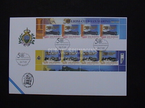 2010 FDC Lions Club San Marino