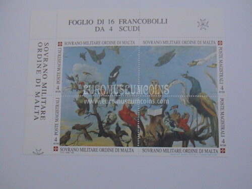 1999 S.M.O.M. Natura e Arte serie francobolli