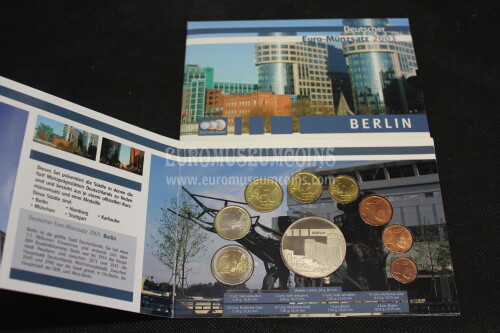 2003 Germania divisionale FDC Berlino con medaglia in confezione ufficiale