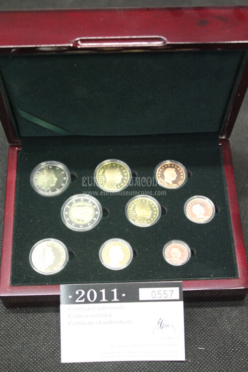 2011 Lussemburgo divisionale PROOF con il 2 euro commemorativo in confezione ufficiale