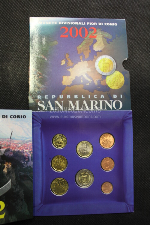 2002 San Marino divisionale FDC in confezione ufficiale