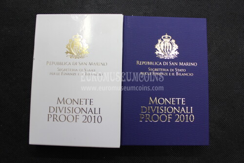 2010 San Marino divisionale PROOF in confezione ufficiale