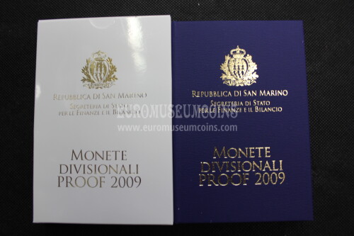2009 San Marino divisionale PROOF in confezione ufficiale