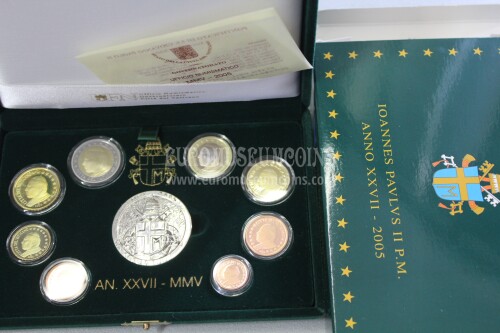 2005 Vaticano monete proof
