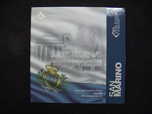 2012 San Marino divisionale FDC in confezione ufficiale
