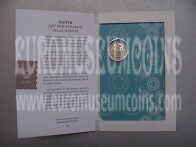 San Marino 2017 GIOTTO 2 euro commemorativo in folder ufficiale