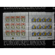 2007 CENTENARIO SCOUT minifogli San Marino : serie EUROPA