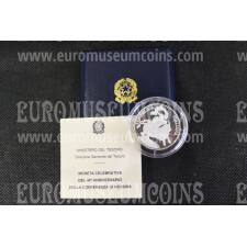 1995 Italia 10000 Lire PROOF Conferenza di Messina in argento con cofanetto  