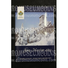 2012 FOLDER ANNUALE FRANCOBOLLI SAN MARINO