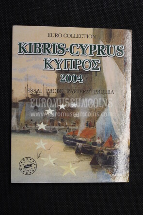2004 Cipro serie prova euro coins
