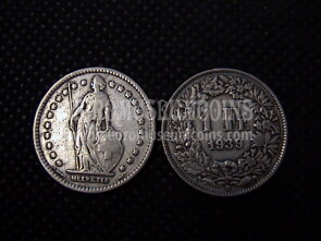 1939 Svizzera 1 Franco  in argento