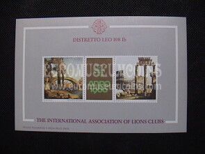 1980 Italia Foglietto Erinnofilo Lions Club