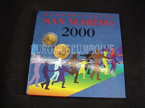 2000 San Marino divisionale Lire FDC 
