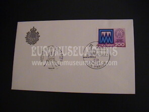 1982 San Marino Interi Postali Busta primo giorno di emissione FDC
