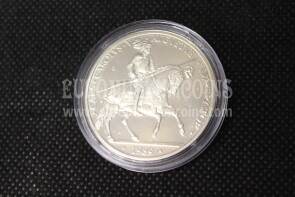 1989 Spagna 5 ECU Proof Imperatore Augusto in argento