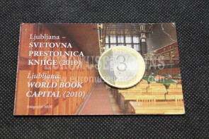 Slovenia 2010 Ljubljiana 3 Euro in coincard