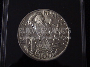 1949 Cecoslovacchia 100 Korun in argento Miniera di Ihlava