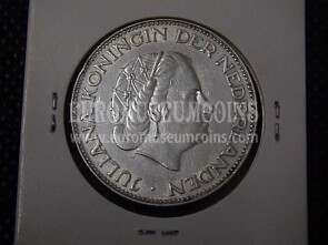 1959 Olanda 2 1/2 Gulden in argento Regina Juliana