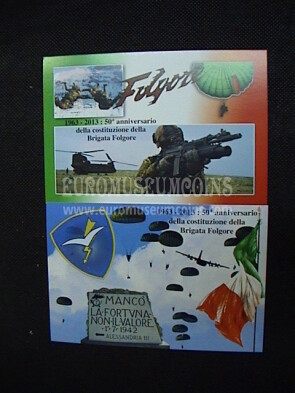 Cartoline 50° Anniversario Brigata Folgore